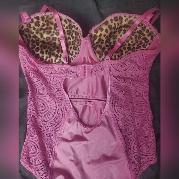 X-Large Pink Teddy/Body Lingerie - Picture 3 of 7